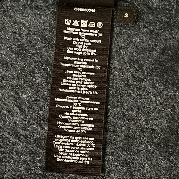 By Malene Birger Rinorra Cardigan Size S Green Mohair Wool Blend Quiet Luxury - Picture 8 of 9